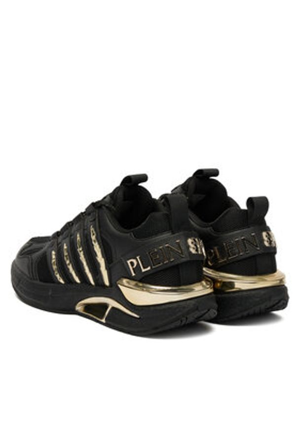 Plein Sport Sneakersy FAES USC0852 STE003N Czarny. Kolor: czarny. Materiał: materiał