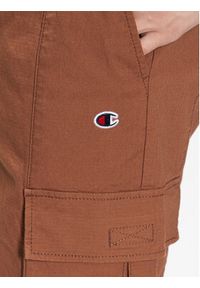 Champion Spodnie dresowe 218739 Brązowy Regular Fit. Kolor: brązowy. Materiał: dresówka, bawełna #4