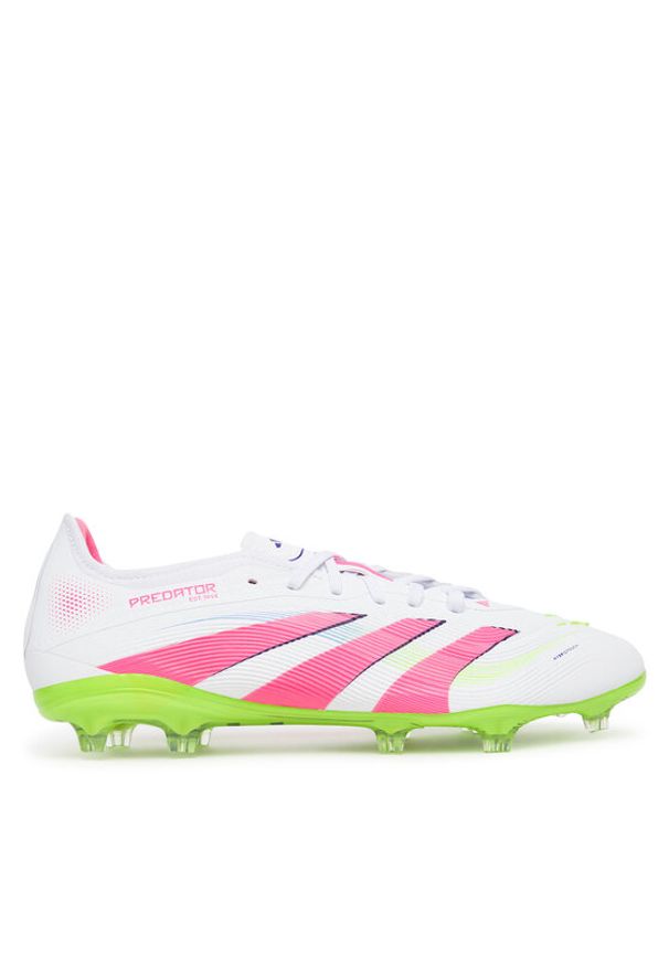 Adidas - adidas Buty do piłki nożnej Predator Pro Firm Ground ID3855 Biały. Kolor: biały. Materiał: skóra