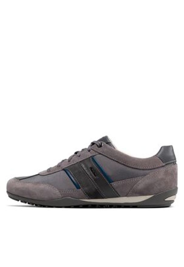 Geox Sneakersy U Wells C U52T5C 02211 C9002 Szary. Kolor: szary. Materiał: materiał