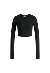 Koszulka damska JJXX feline. Kolor: czarny. Sport: joga i pilates #1