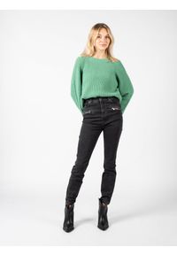 Pinko Jeansy "Susan Zip" | 1J10ZV A04W | Kobieta | Szary. Stan: podwyższony. Kolor: szary