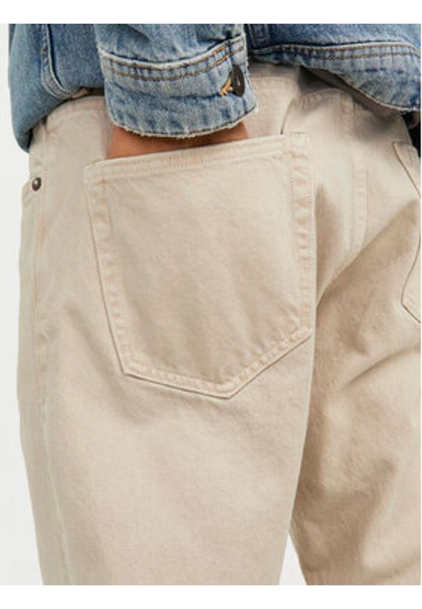 Jack & Jones - Jack&Jones Jeansy Chris 12246401 Beżowy Relaxed Fit. Kolor: beżowy