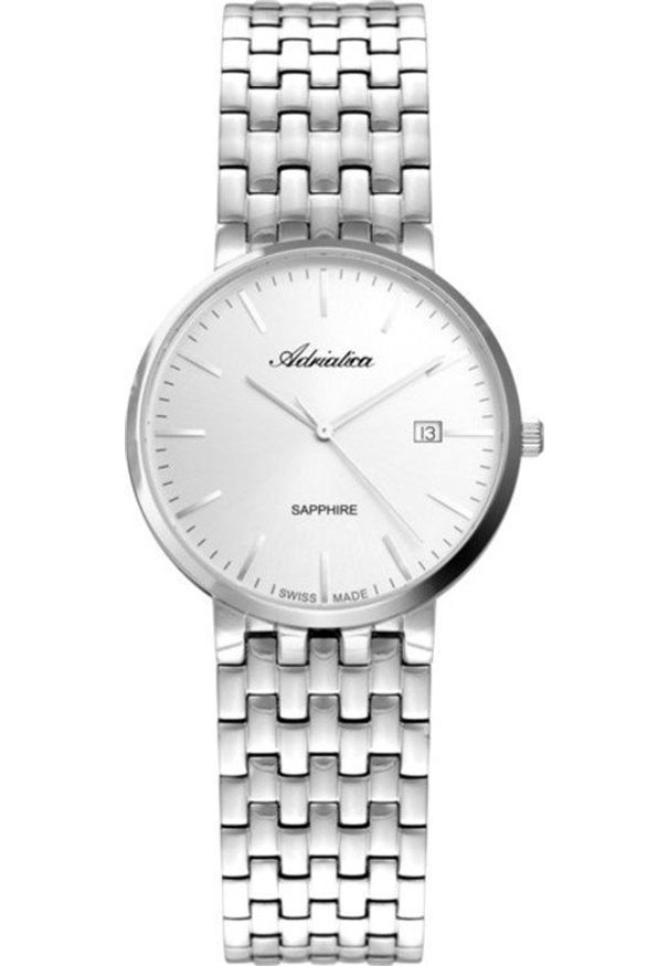Zegarek Adriatica Zegarek damski Adriatica A3181.5113Q srebrny. Kolor: srebrny