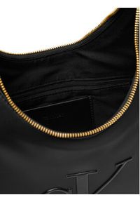 Calvin Klein Torebka Bold Ck Crescent Bag LV04F3427G Czarny. Kolor: czarny. Materiał: skórzane #2