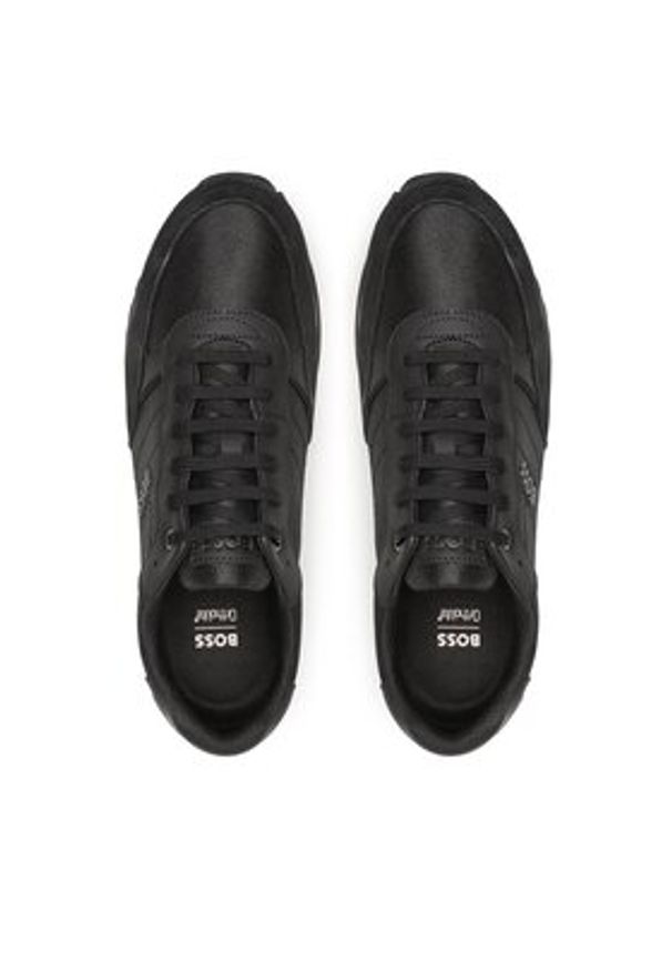 BOSS - Boss Sneakersy 50498133 Czarny. Kolor: czarny. Materiał: materiał
