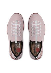 Rieker Sneakersy M5052-31 Różowy. Kolor: różowy. Materiał: materiał #3