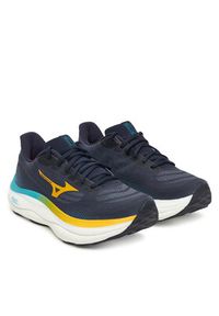 Mizuno Buty do biegania Wave Sky 9 J1GC2502 Czarny. Kolor: czarny. Materiał: materiał. Model: Mizuno Wave #3