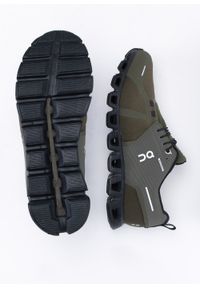 Sneakersy męskie oliwkowe On Running Cloud 5 Waterproof. Okazja: na spacer, na co dzień. Zapięcie: sznurówki. Kolor: oliwkowy. Materiał: materiał. Sport: bieganie #3