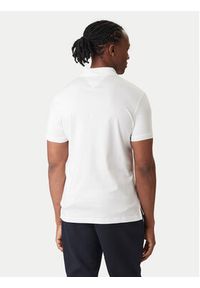 TOMMY HILFIGER - Tommy Hilfiger Polo Essential MW0MW35585 Biały Regular Fit. Typ kołnierza: polo. Kolor: biały. Materiał: bawełna #4