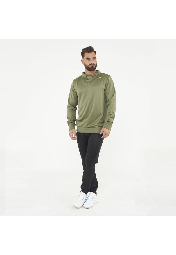 LEGEA - Komplet sportowy MUZO męski. Kolor: zielony. Materiał: dresówka. Sport: fitness