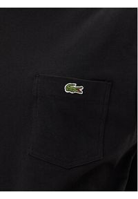 Lacoste T-Shirt TH2827 Czarny Regular Fit. Kolor: czarny. Materiał: bawełna