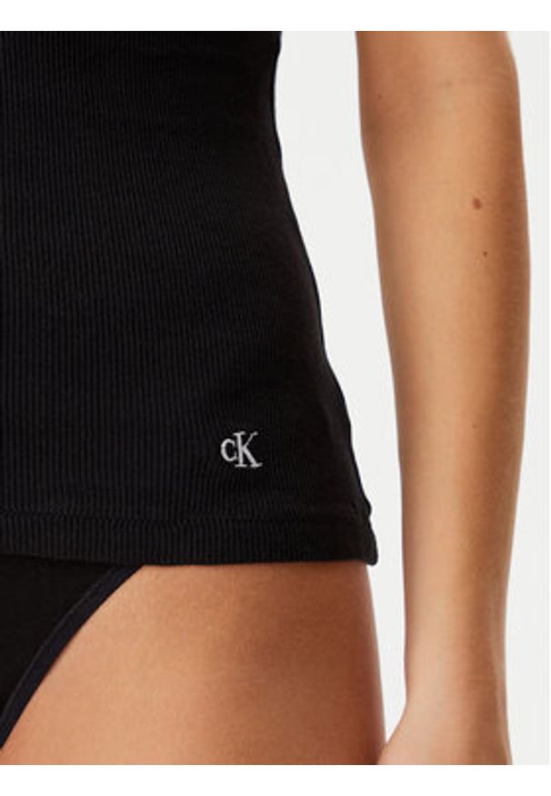 Calvin Klein Underwear Komplet 3 topów LV00QS7493 Czarny Regular Fit. Kolor: czarny. Materiał: bawełna