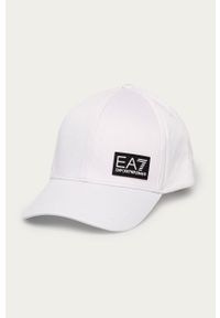 EA7 Emporio Armani - Czapka. Kolor: biały #1