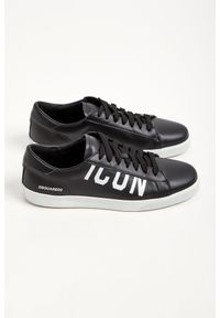 Sneakersy męskie skórzane DSQUARED2. Materiał: skóra, materiał. Wzór: nadruk #2