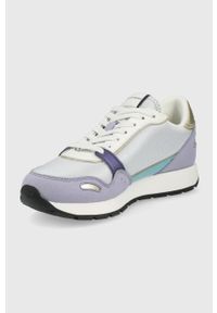 Emporio Armani sneakersy X3X058.XN206.Q864 kolor fioletowy. Nosek buta: okrągły. Zapięcie: sznurówki. Kolor: fioletowy. Materiał: guma #4