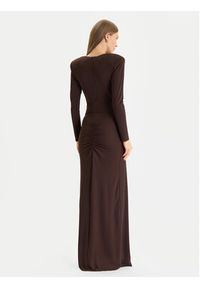 Gaudi Sukienka wieczorowa 521FD14008 Brązowy Slim Fit. Kolor: brązowy. Materiał: syntetyk. Styl: wizytowy #5