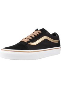 Vans - Buty VANS OLD SKOOL MTLC Czarny. Kolor: czarny. Materiał: tkanina, skóra. Styl: sportowy #1