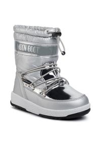 Śniegowce Moon Boot. Kolor: srebrny. Materiał: materiał #1