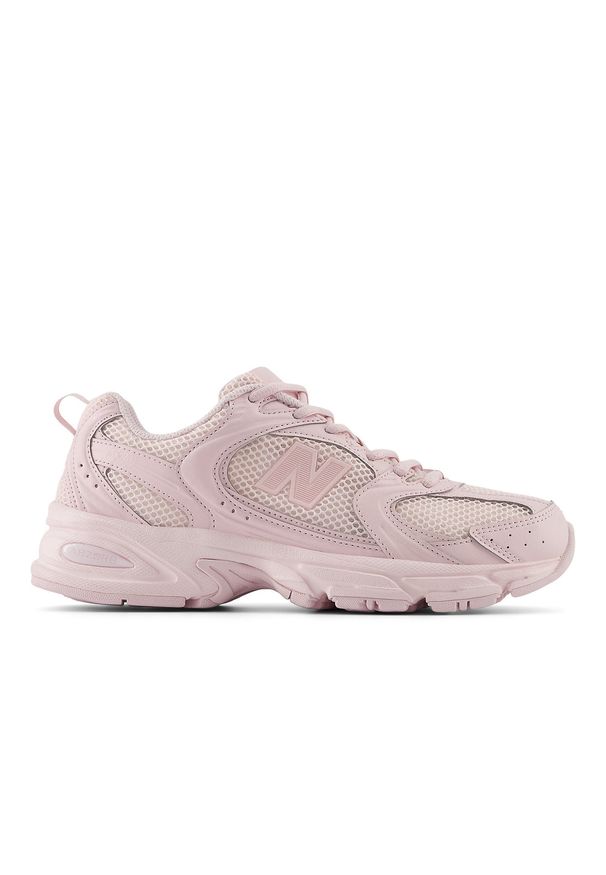 New Balance 530 U530TBD Sneakersy unisex. Okazja: na co dzień, na uczelnię. Kolor: różowy. Materiał: guma, syntetyk, materiał. Szerokość cholewki: normalna. Wzór: kolorowy. Sezon: lato