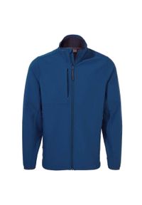 CRAGHOPPERS - Męska Kurtka Soft Shell Expert Basecamp. Kolor: niebieski. Materiał: softshell. Sport: turystyka piesza