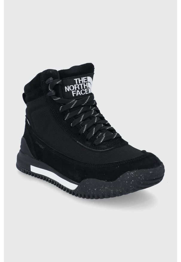 The North Face - Buty Back-To-Berkeley III. Nosek buta: okrągły. Zapięcie: sznurówki. Kolor: czarny. Materiał: materiał
