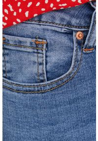 Answear Lab jeansy Premium Denim damskie medium waist. Kolor: niebieski. Styl: wakacyjny