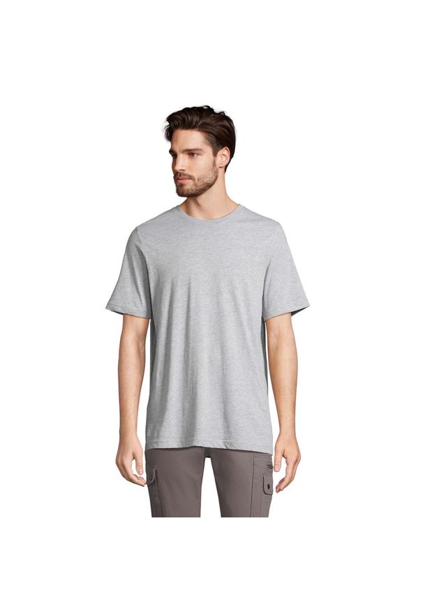 SOL'S - Koszulka Z Okrągłym Dekoltem Unisex Dla Dorosłych Tuner Melange. Kolor: szary. Sport: turystyka piesza