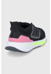 Adidas - adidas Buty H68076 kolor czarny. Nosek buta: okrągły. Zapięcie: sznurówki. Kolor: czarny. Materiał: materiał. Sport: bieganie #2