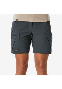 SIMOND - Spodenki trekkingowe damskie Simond MT500. Kolor: wielokolorowy, szary, czarny. Materiał: tkanina, materiał, syntetyk. Sport: turystyka piesza #1