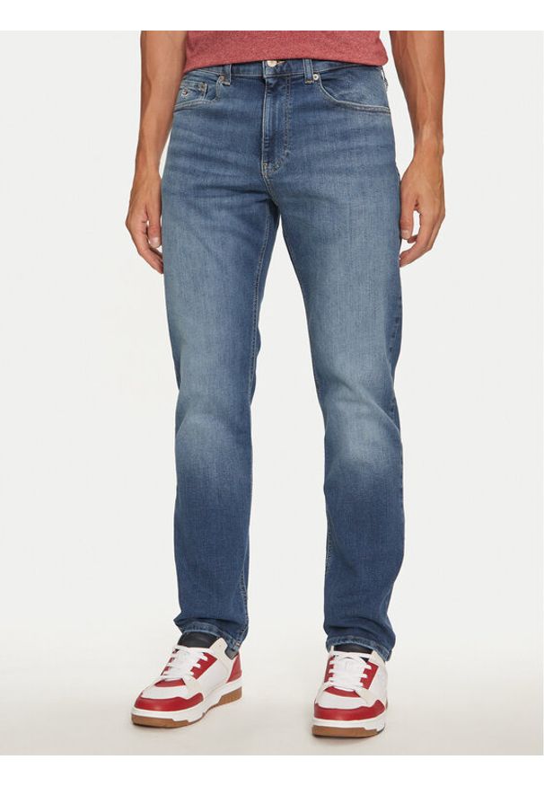 Tommy Jeans Jeansy Ryan DM0DM21054 Granatowy Straight Fit. Kolor: niebieski