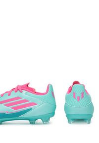 Adidas - adidas Buty do piłki nożnej F50 League Messi Firm/Multi-Ground IH0931 Turkusowy. Kolor: turkusowy. Materiał: materiał #2
