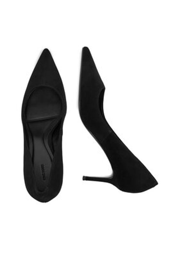 Gino Rossi - GINO ROSSI Szpilki EO-V2525-893 Czarny. Kolor: czarny. Materiał: skóra, zamsz. Obcas: na szpilce