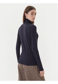 Weekend Max Mara Golf Multif 2525946022 Granatowy Slim Fit. Typ kołnierza: golf. Kolor: niebieski. Materiał: wiskoza #5