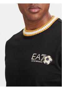 EA7 Emporio Armani T-Shirt 7M002131 AF12957 UC001 Czarny Regular Fit. Kolor: czarny. Materiał: bawełna #3