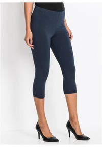 bonprix - Legginsy rybaczki (2 pary). Kolor: niebieski #1
