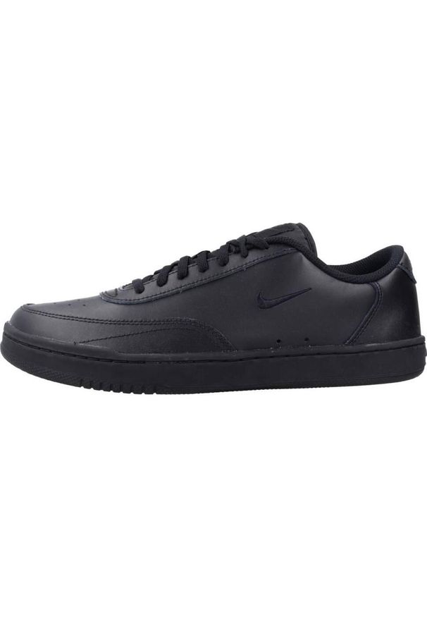 Buty do chodzenia męskie Nike Court Vintage. Kolor: czarny. Materiał: skóra, tkanina. Model: Nike Court. Sport: turystyka piesza