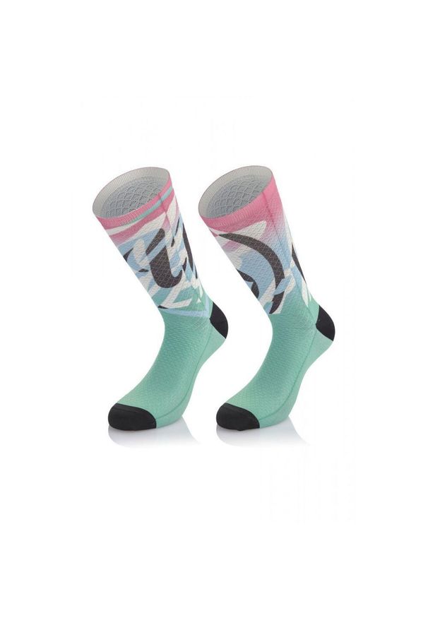 MB WEAR - Skarpetki Mb Wear Fun H17 Années 90. Kolor: zielony. Sport: kolarstwo