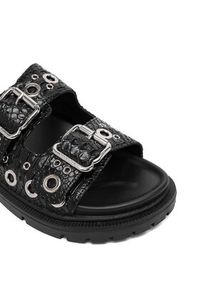 Replay - REPLAY Klapki GWF5E.000.C0016S Czarny. Kolor: czarny. Materiał: skóra #4