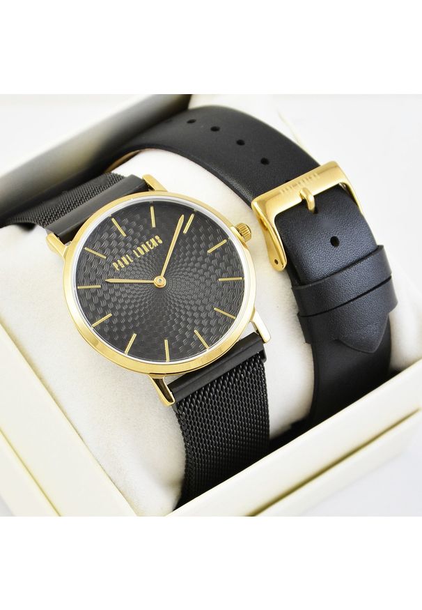 Zegarek damski Paul Lorens SEFIRA PL8709A1-1A2 z dwoma paskami