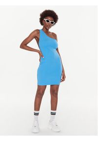 Calvin Klein Jeans Sukienka codzienna J20J220757 Niebieski Slim Fit. Okazja: na co dzień. Kolor: niebieski. Materiał: syntetyk. Typ sukienki: proste. Styl: casual #5
