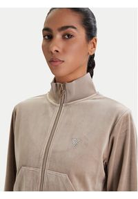 Guess Bluza V3BQ22 K0232 Beżowy Regular Fit. Kolor: beżowy. Materiał: syntetyk #5