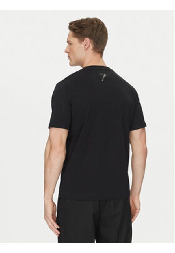 Richmond X T-Shirt Alipo UMA24144TS Czarny Regular Fit. Kolor: czarny. Materiał: bawełna