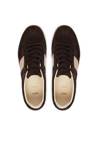 BOSS Sneakersy Brenta 50563375 Brązowy. Kolor: brązowy. Materiał: zamsz, skóra #6