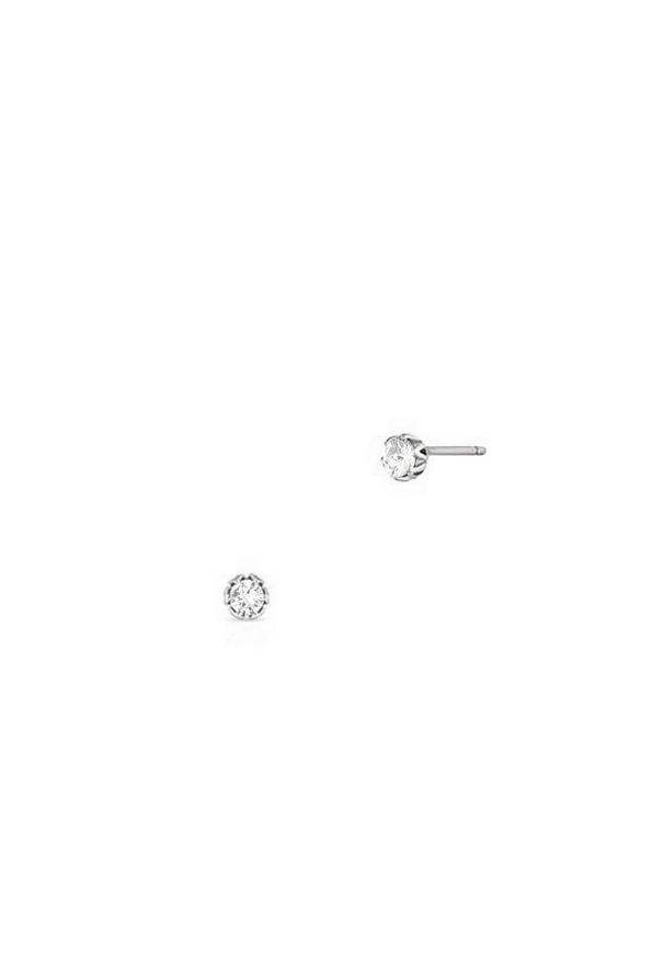 W.KRUK Kolczyki Złote - złoto 585, Brylant 0,06ct - XWK/KB+280B/M. Materiał: złote. Kolor: złoty. Kamień szlachetny: brylant