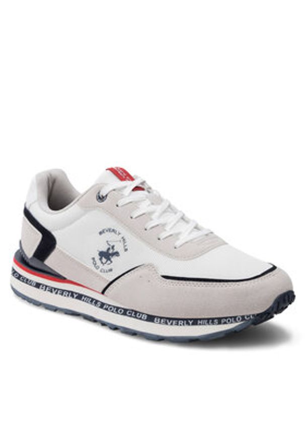 Beverly Hills Polo Club Sneakersy 23MS1016 Biały. Kolor: biały. Materiał: materiał