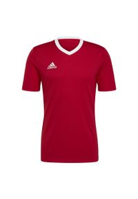 Adidas - Entrada 22 Jersey. Kolor: czerwony, biały, wielokolorowy. Materiał: jersey. Sport: piłka nożna