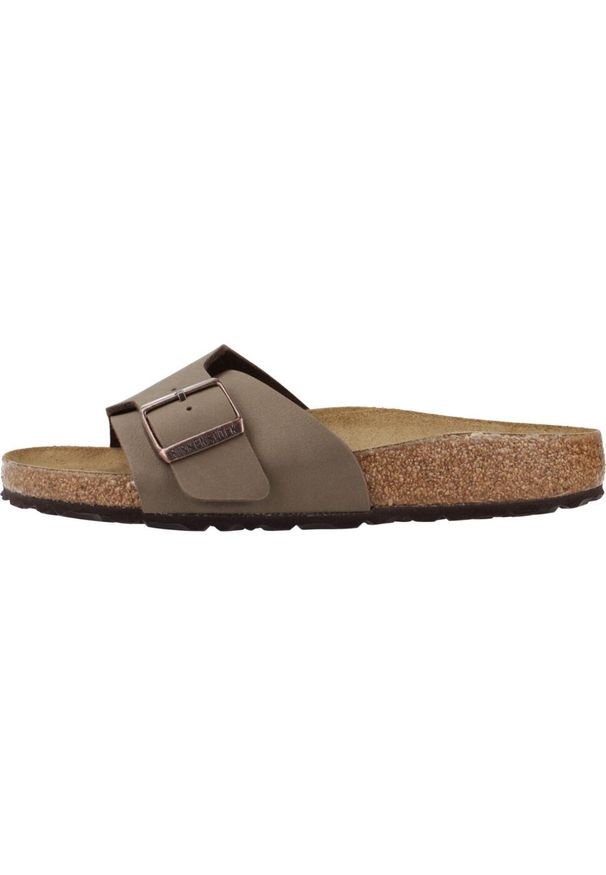 Klapki damskie Birkenstock Catalina. Kolor: wielokolorowy, czarny. Materiał: materiał, syntetyk