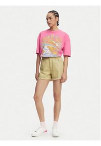 Billabong Szorty jeansowe Little Sister EBJDS00103 Zielony jasny Relaxed Fit. Kolor: zielony. Materiał: bawełna #2