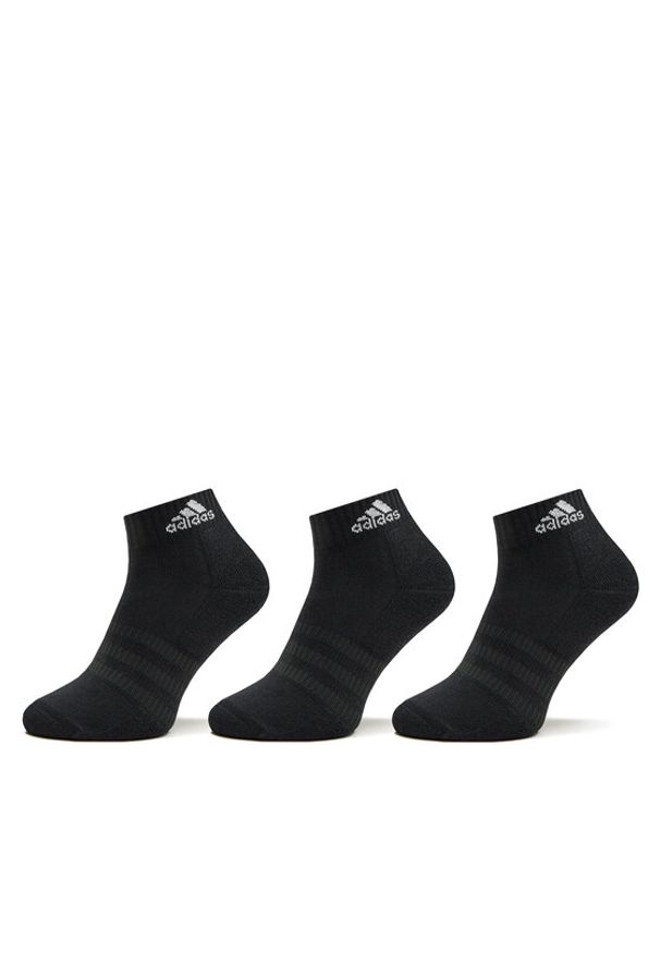 Adidas - adidas Skarpety Niskie Unisex Cushioned Sportswear Ankle Socks 3 Pairs IC1277 Czarny. Kolor: czarny. Materiał: syntetyk